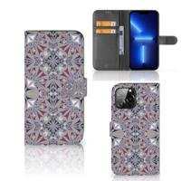 iPhone 13 Pro Max | Bookcase | Flower Tiles iPhone 13 Pro Max | Bookcase | Flower Tiles