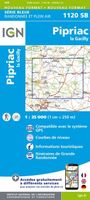 Wandelkaart - Topografische kaart 1120SB Pipriac - La Gacilly | IGN - Institut Géographique National - thumbnail