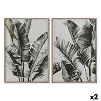 Schilderij Home ESPRIT Kristal Spar 70 x 4 x 100 cm (2 Stuks)