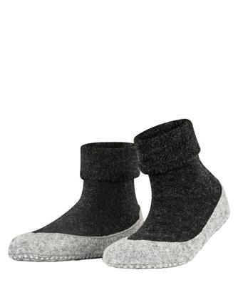 Falke Cosyshoe Dames Slof Anthracite Mel. 37-38