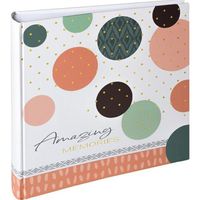 Walther boekalbum Amazing Memories, 30x30 cm, zalm