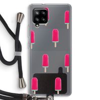 Waterijsje: Samsung Galaxy A42 5G Transparant Hoesje met koord