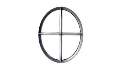 Stalen raam Ossenoog Dubbel glas 400x510 mm