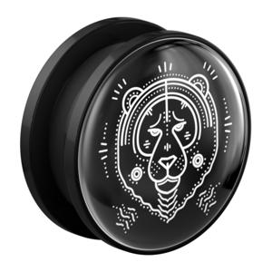 Tunnel met Zodiac Circle Design Acryl Tunnels & Plugs