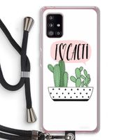 I love cacti: Samsung Galaxy A51 5G Transparant Hoesje met koord