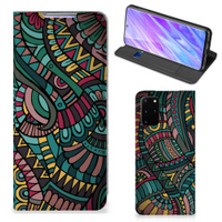 Samsung Galaxy S20 Plus Hoesje met Magneet Aztec