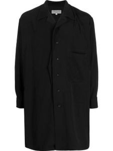 Yohji Yamamoto chemise à poche plaquée - Noir