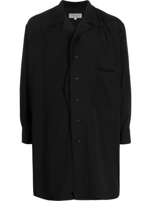 Yohji Yamamoto chemise à poche plaquée - Noir