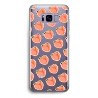 Just peachy: Samsung Galaxy S8 Transparant Hoesje