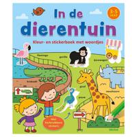 Deltas Kleuren Stickerboek met Woordjes In de dierentuin - thumbnail