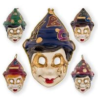 Venetiaans Pinocchio gezichtsmasker - thumbnail