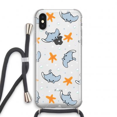 Manta: iPhone X Transparant Hoesje met koord