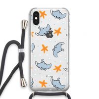 Manta: iPhone X Transparant Hoesje met koord