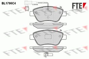 Remblokken set BL1796C4