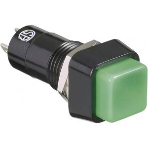 TRU COMPONENTS 1587864 TC-R13-23A-05GN Druktoets 250 V/AC 1.5 A 1x uit/(aan) Moment 1 stuk(s)