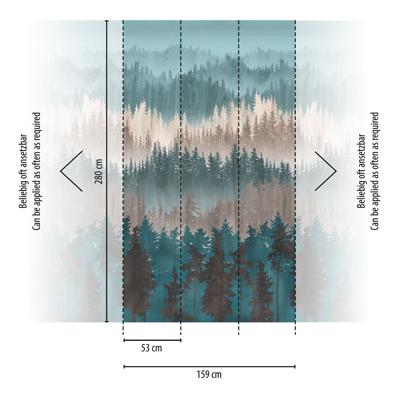 Livingwalls Metropolitan Stories. Travel Stories - Blauw - Landschap - 391811