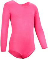 Avento gympakje roze polyester lange mouw - thumbnail
