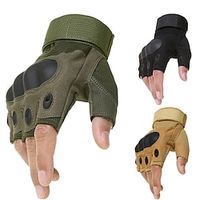 tactische handschoenen sporthandschoenen half vinger type militaire mannen gevechtshandschoenen schieten jachthandschoenen Lightinthebox - thumbnail