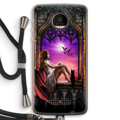 Kinderen van de nacht: Motorola Moto Z Force Transparant Hoesje met koord