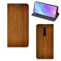 Xiaomi Redmi K20 Pro Book | Wallet Case | Donker Hout Xiaomi Redmi K20 Pro Book | Wallet Case | Donker Hout