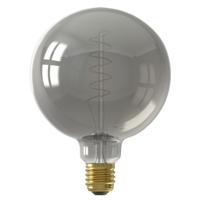 LED volglas Flex Filament Globelamp 220-240V 4W 136lm E27 G125, Titanium 1800K Dimbaar - Calex LED volglas Flex Filament Globelamp 220-240V 4W 136lm E27 G125, Titanium 1800K Dimbaar - Calex