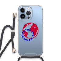Run The World: iPhone 13 Pro Transparant Hoesje met koord