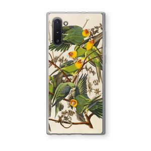 Carolinaparkiet: Samsung Galaxy Note 10 Transparant Hoesje