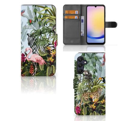 Telefoonhoesje | Met pasjeshouder | voor Samsung Galaxy A25 Jungle