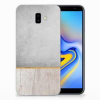 Samsung Galaxy J6 Plus (2018) | Bumper Hoesje | Wood Concrete