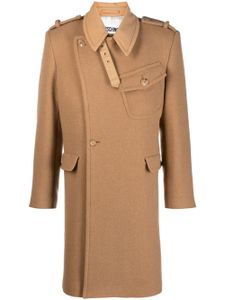 Moschino manteau à simple boutonnage - Tons neutres