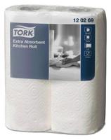 Keukenrol tork premium 2laags 64 vel wit