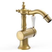 Bidetkraan Tres Clasic | Opbouw | Mengkraan | 1-hendel | Vintage | Messing oud