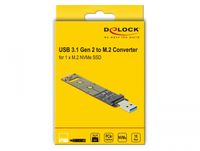 Delock 64069 converter voor M.2 NVMe PCIe SSD met USB 3.1 Gen 2 - thumbnail