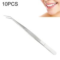 10 stuks roestvrijstaal pincet tandarts tools