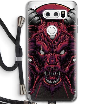 Hell Hound and Serpents: LG V30 Transparant Hoesje met koord