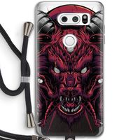 Hell Hound and Serpents: LG V30 Transparant Hoesje met koord