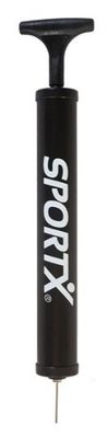 SportX ballenpomp kunststof 30 cm zwart
