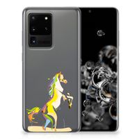 Samsung Galaxy S20 Ultra Telefoonhoesje met Naam Horse Color - thumbnail