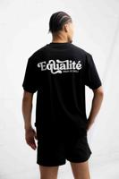 Equalité Deli Oversized T-Shirt Zwart - Maat XXS - Kleur: Zwart | Soccerfanshop - thumbnail