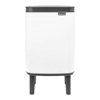 Brabantia Bo Hi Afvalemmer 4 L - White - thumbnail