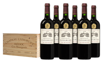 Château Cangruey Medoc Cru Bourgeois in wijnkist