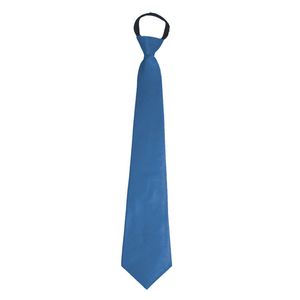 Funny Fashion Carnaval verkleed accessoires stropdas - blauw - polyester - heren/dames   -
