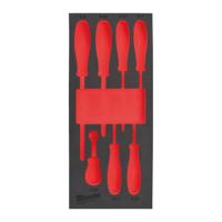 Milwaukee Empty 7 pc Screwdriver SL Set Foam Insert Lege Foam Inlay schroevendraaier SL Set (7 delig) - 4932493673