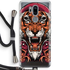 Tiger and Rattlesnakes: LG G7 Thinq Transparant Hoesje met koord