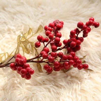 2 stuks Foam Cranberry kunstmatige fruit boeket bruiloft decoratie