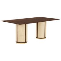 Eettafel Home ESPRIT Vezel Mangohout 200 x 100 x 76 cm