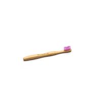 Tandenborstel bamboe kids roze brush soft - thumbnail