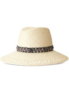 Maison Michel Kate straw Fedora hat - Tons neutres