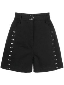 IRO short à détails de clous - Noir