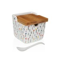 Suikerpot Versa Blume Keramisch 8,8 x 8,5 x 8,8 cm